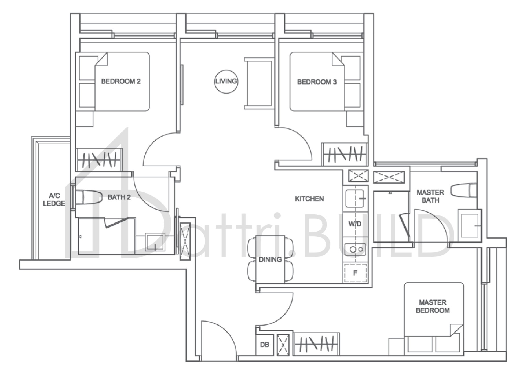 SIXTEEN35 RESIDENCES C1 floorplan (watermarked)