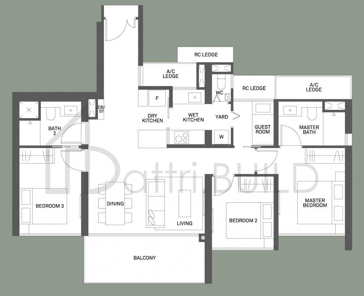 THE CLEMENT CANOPY D2 floorplan (watermarked)