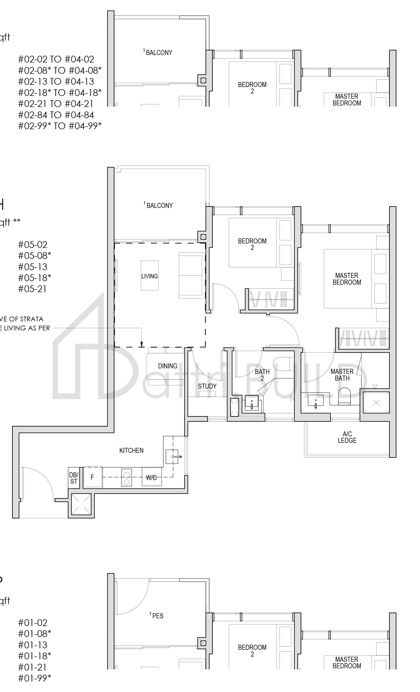 KENT RIDGE HILL RESIDENCES BS4 floorplan (watermarked)