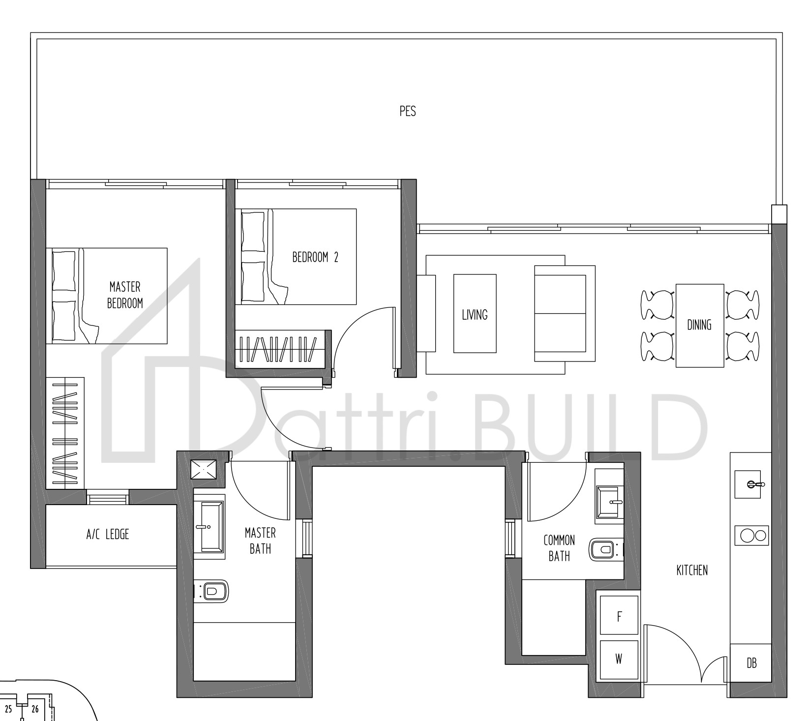 SENNETT RESIDENCE LB2G floorplan (watermarked)