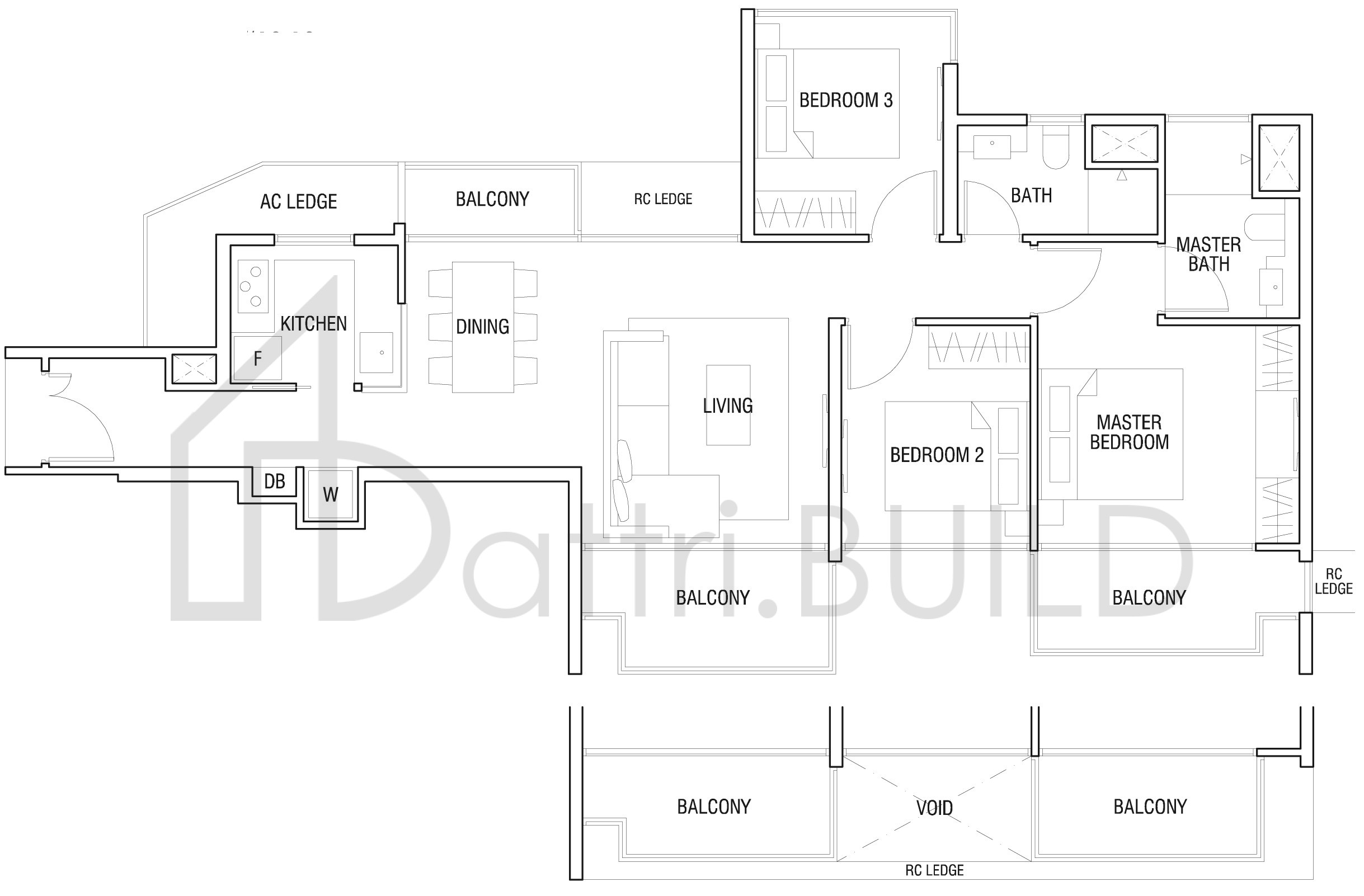 THOMSON THREE C2d floorplan (watermarked)