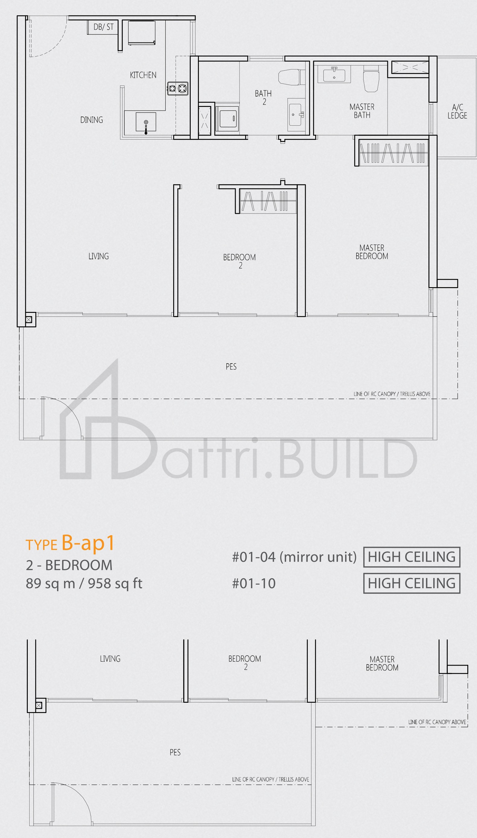 Q BAY RESIDENCES B-ap1 floorplan (watermarked)