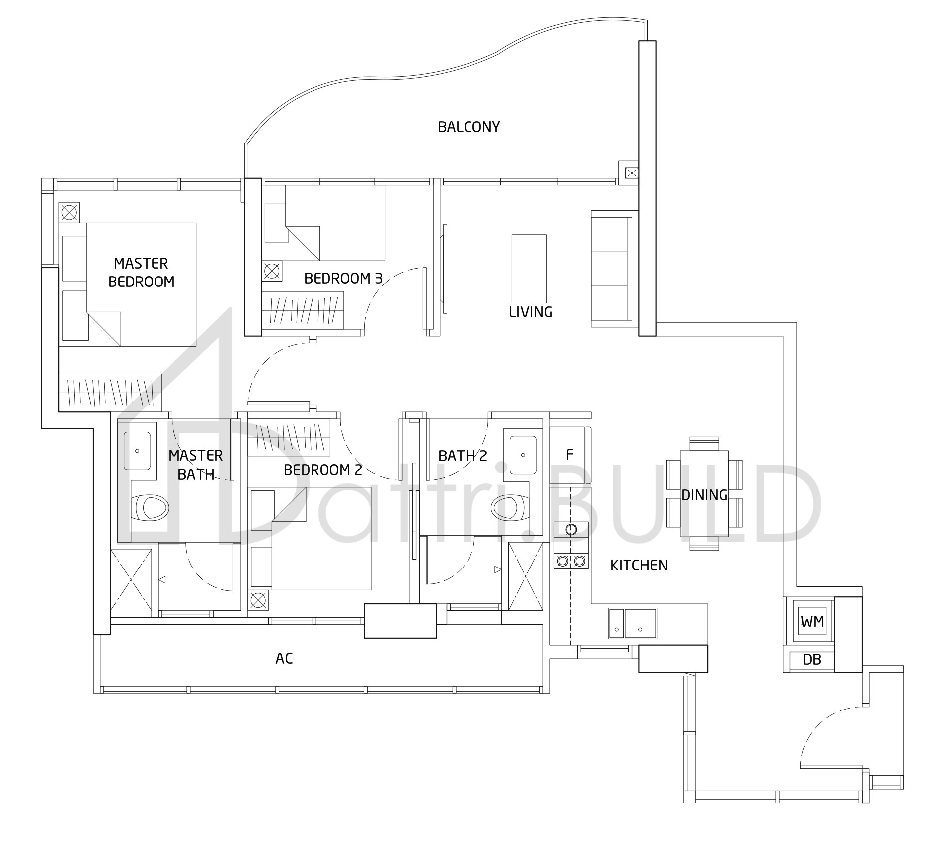 QUEENS PEAK C5 floorplan (watermarked)