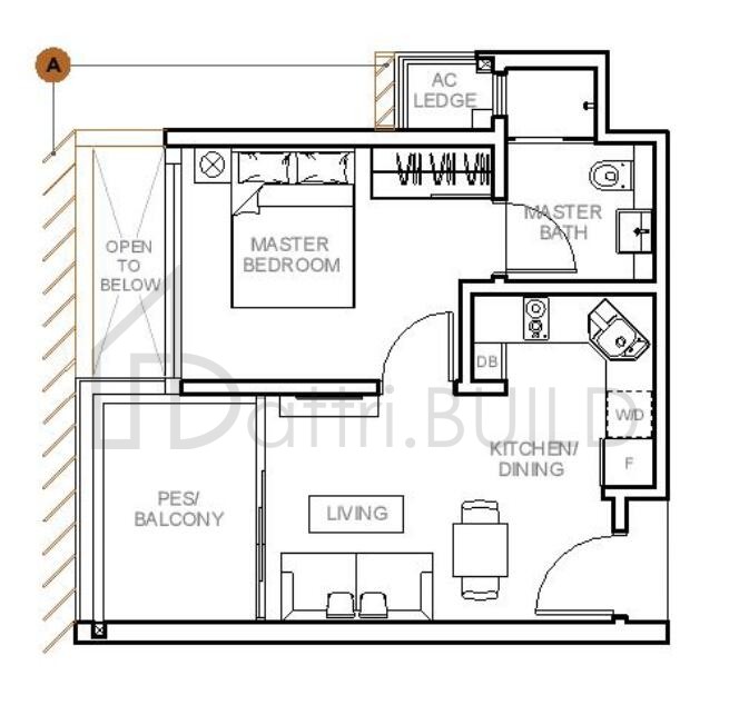 SOPHIA HILLS A1 floorplan (watermarked)