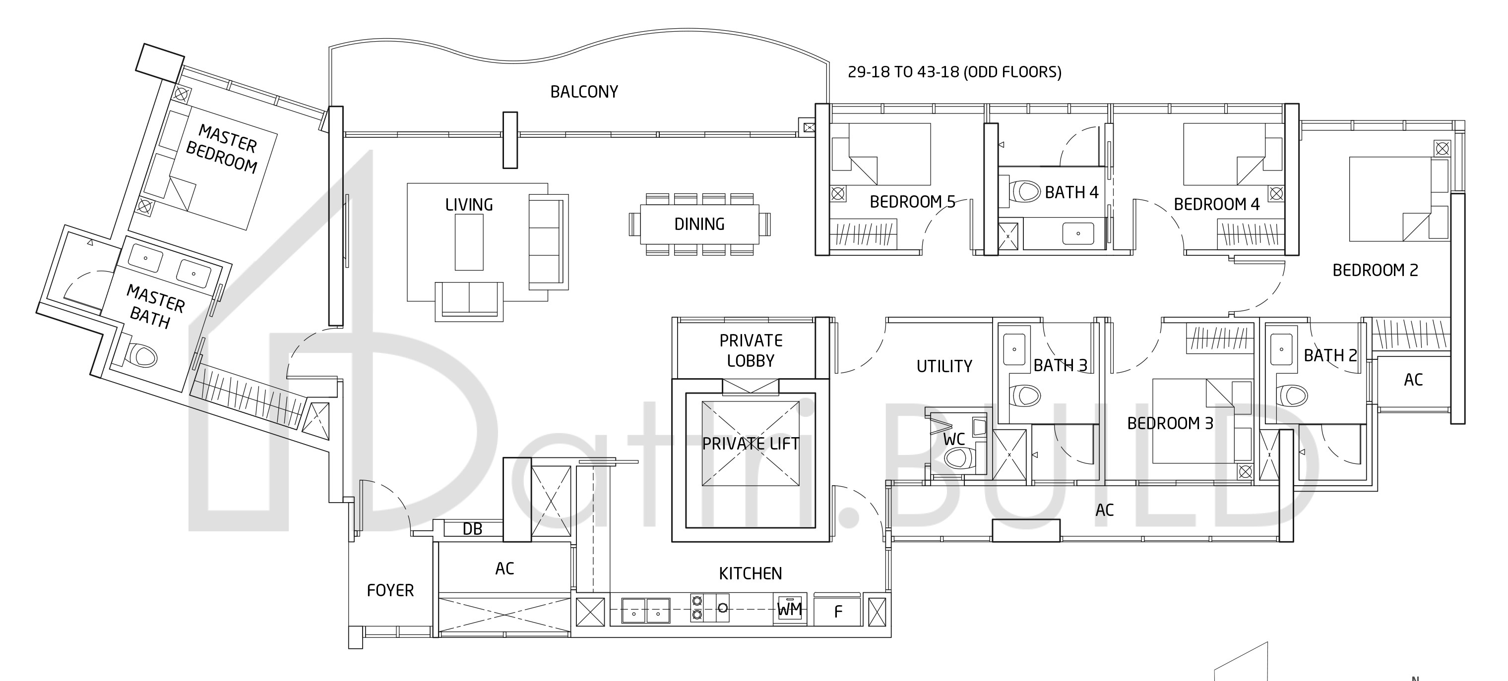 QUEENS PEAK E1 floorplan (watermarked)