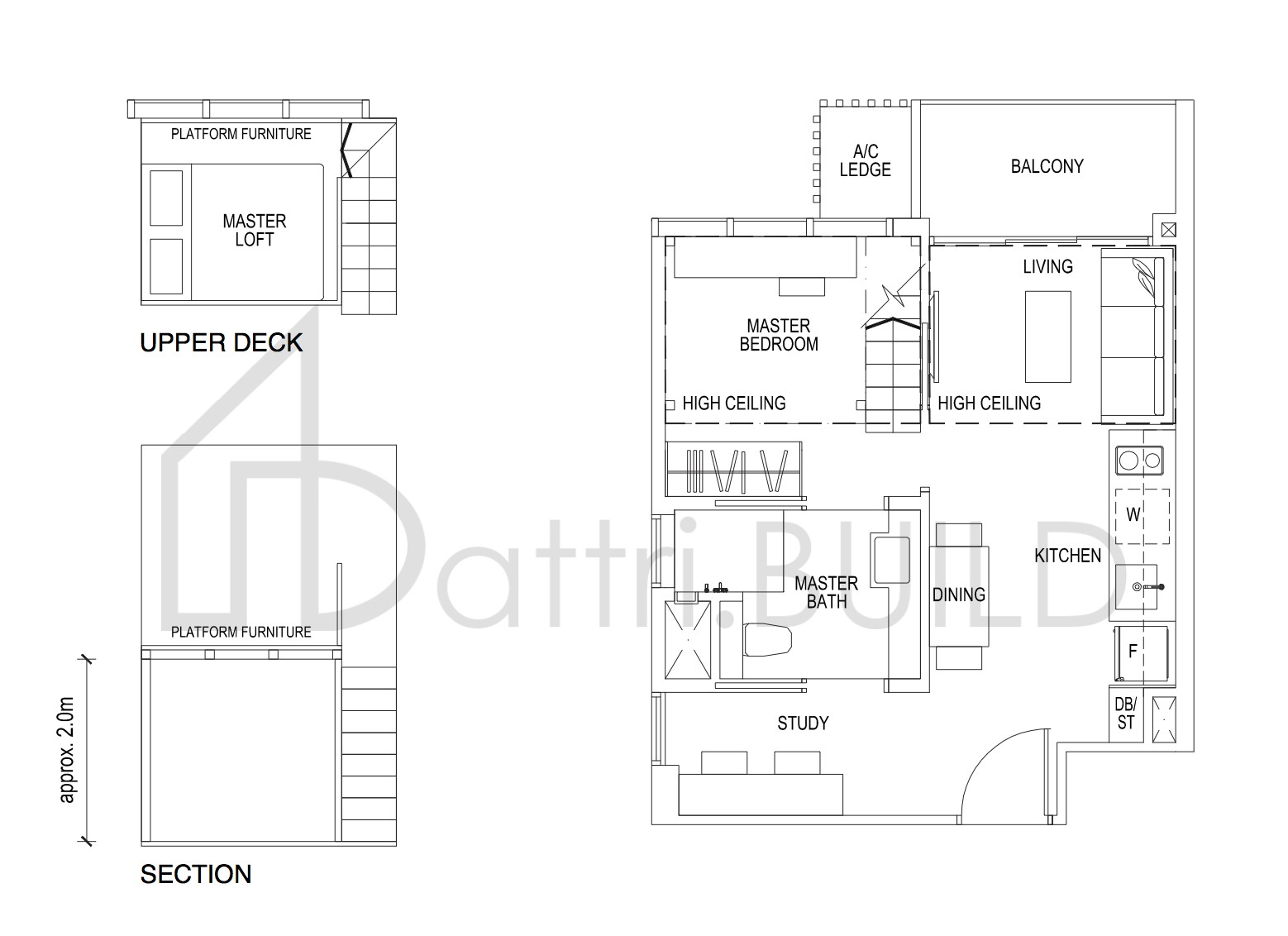 SIMS URBAN OASIS A3B-R floorplan (watermarked)