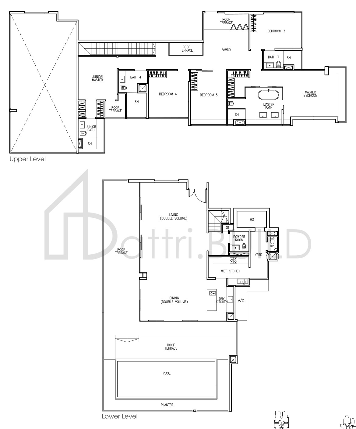 THE TRIZON PH1 floorplan (watermarked)
