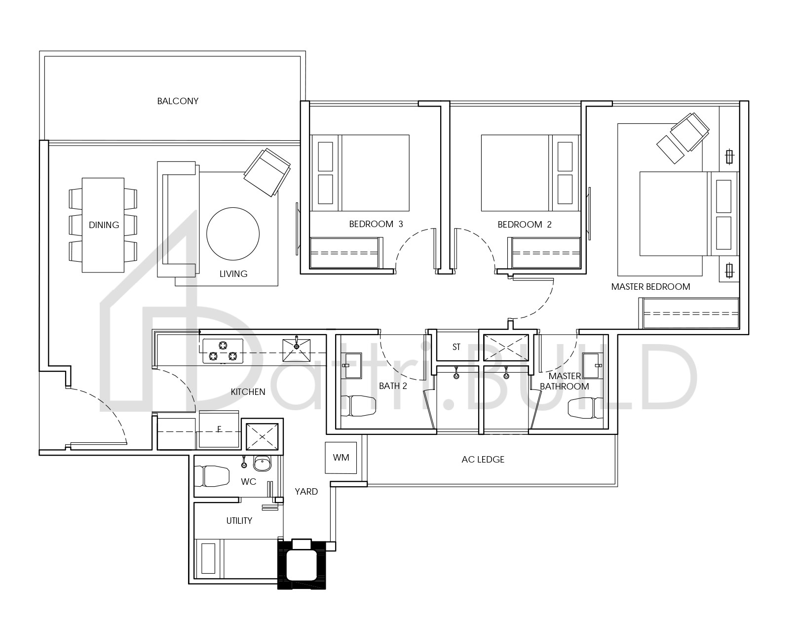 WATERWOODS B3 floorplan (watermarked)