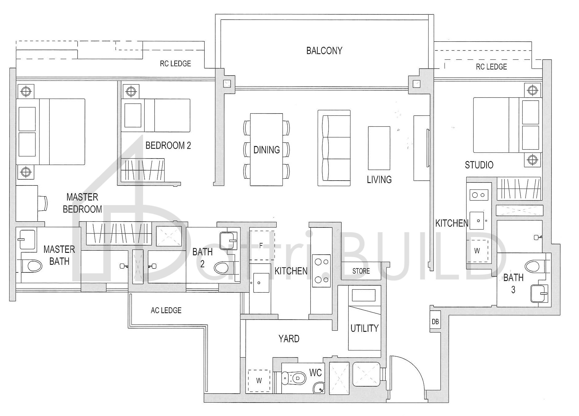 THE TOPIARY D1 floorplan (watermarked)