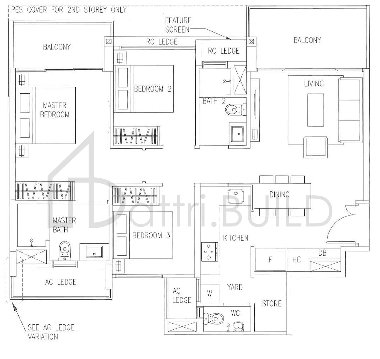 THE VISIONAIRE C6 floorplan (watermarked)