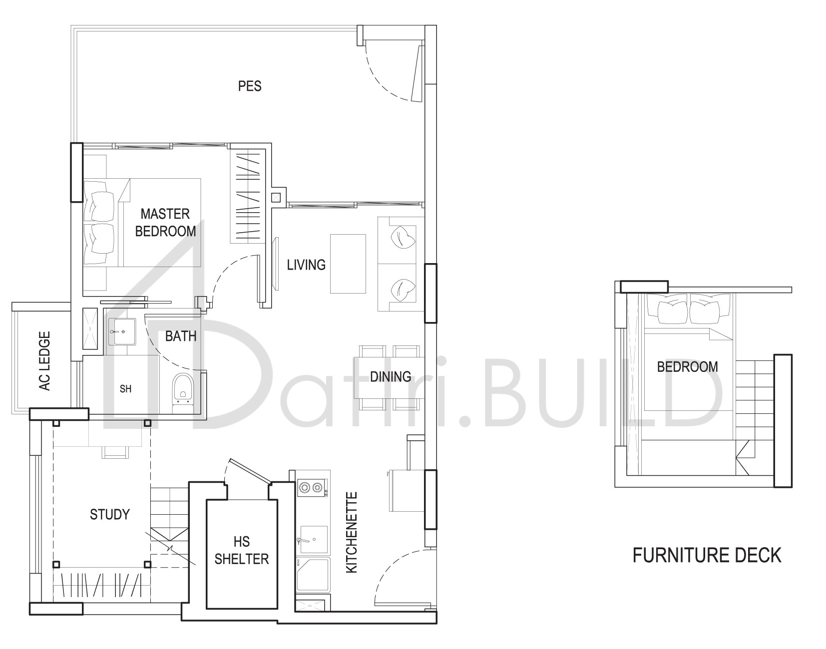 URBAN VISTA 22A2 floorplan (watermarked)