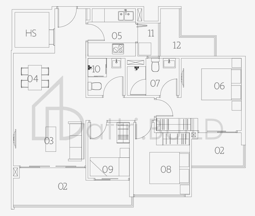 VILLAGE @ PASIR PANJANG B4 floorplan (watermarked)