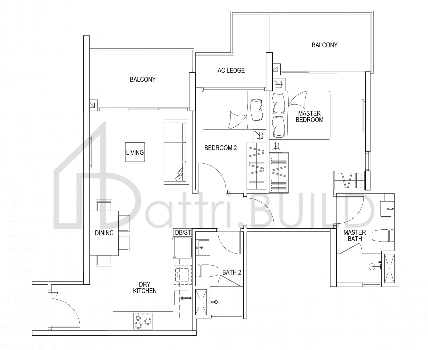 SANT RITZ B2 floorplan (watermarked)