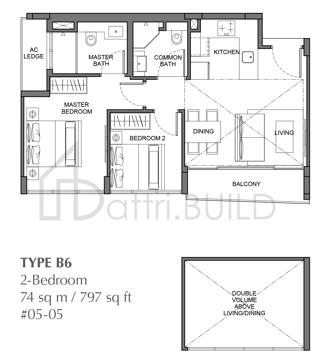 THE ENCLAVE . HOLLAND B6 floorplan (watermarked)