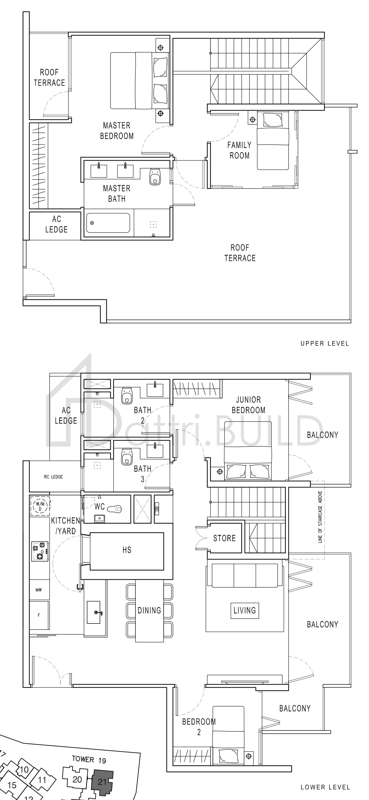 POLLEN & BLEU PH3 floorplan (watermarked)