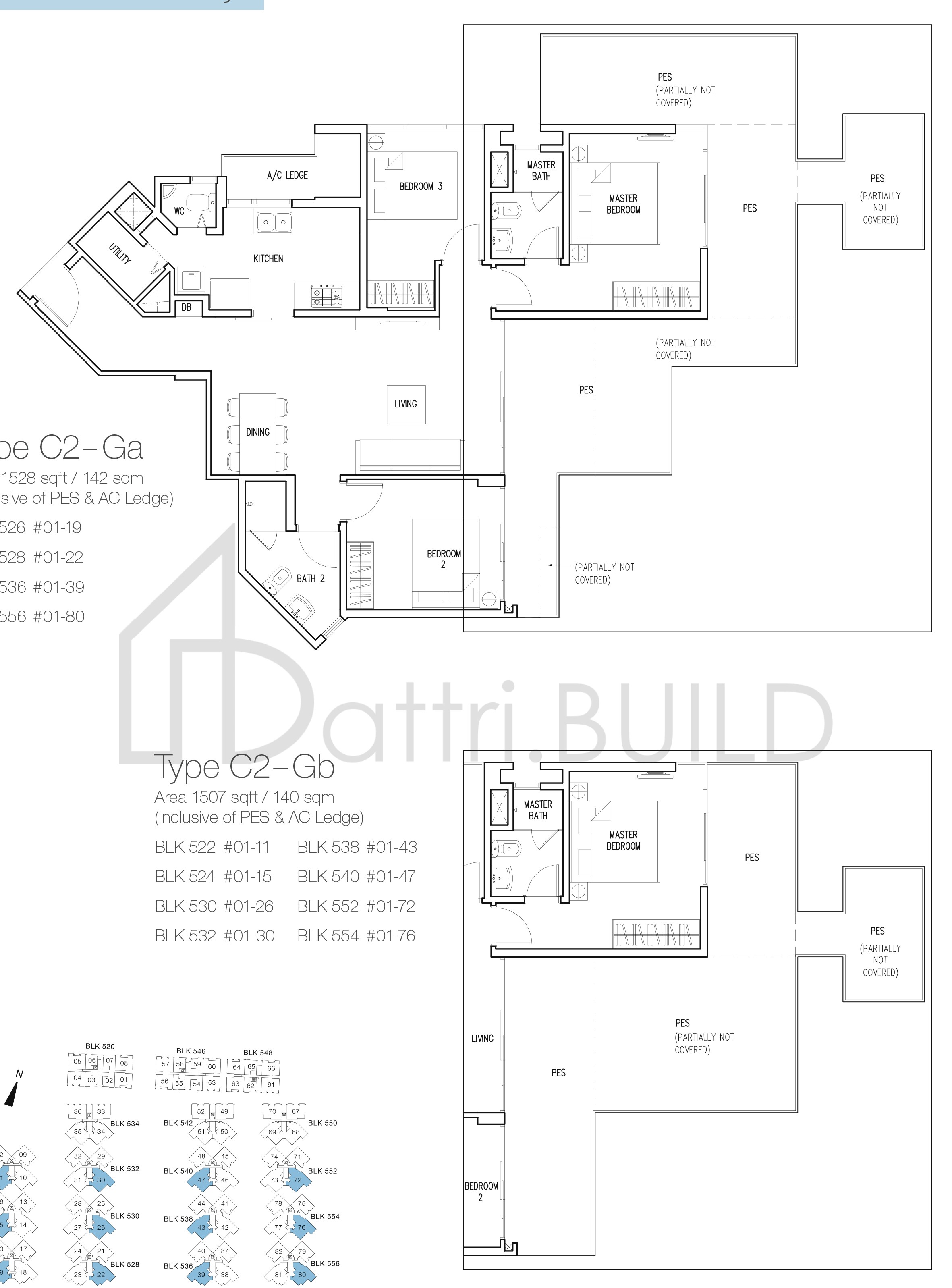 THE MILTONIA RESIDENCES C2-Gb floorplan (watermarked)