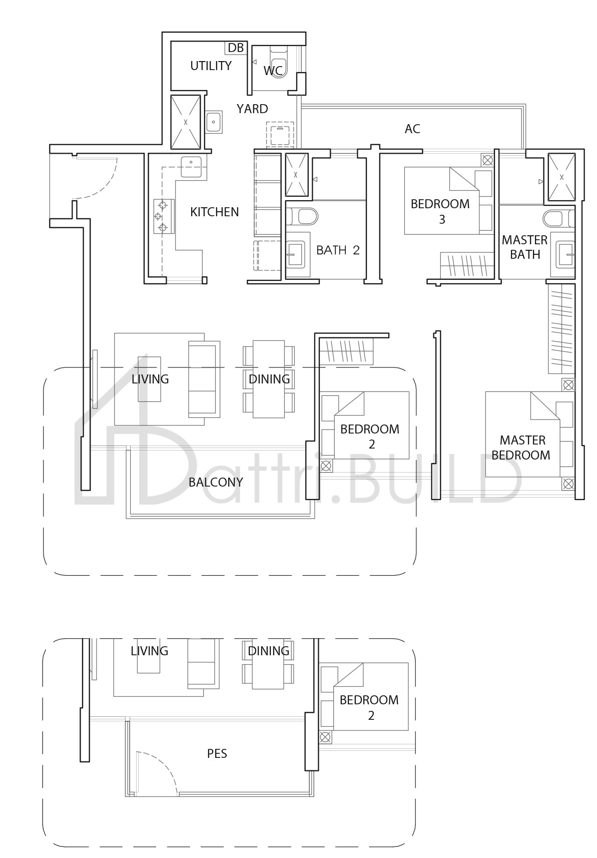 THE VALES B3a-P floorplan (watermarked)