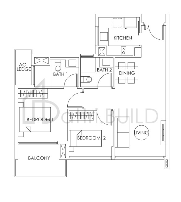 BEDOK RESIDENCES B3a floorplan (watermarked)
