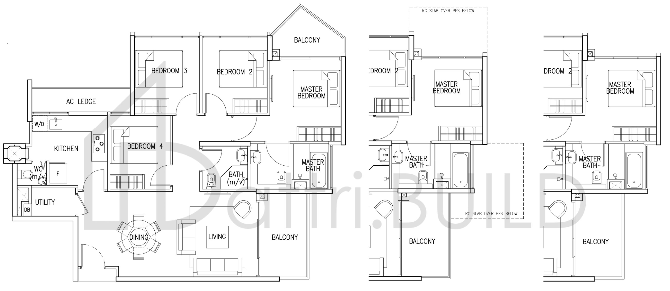 THE SKYWOODS 4 C2 floorplan (watermarked)