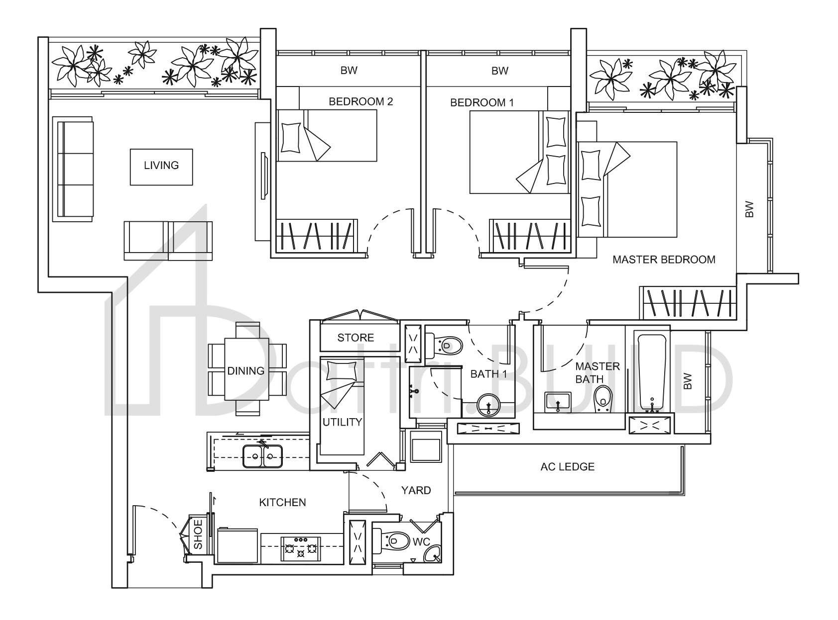LIVIA C1a floorplan (watermarked)