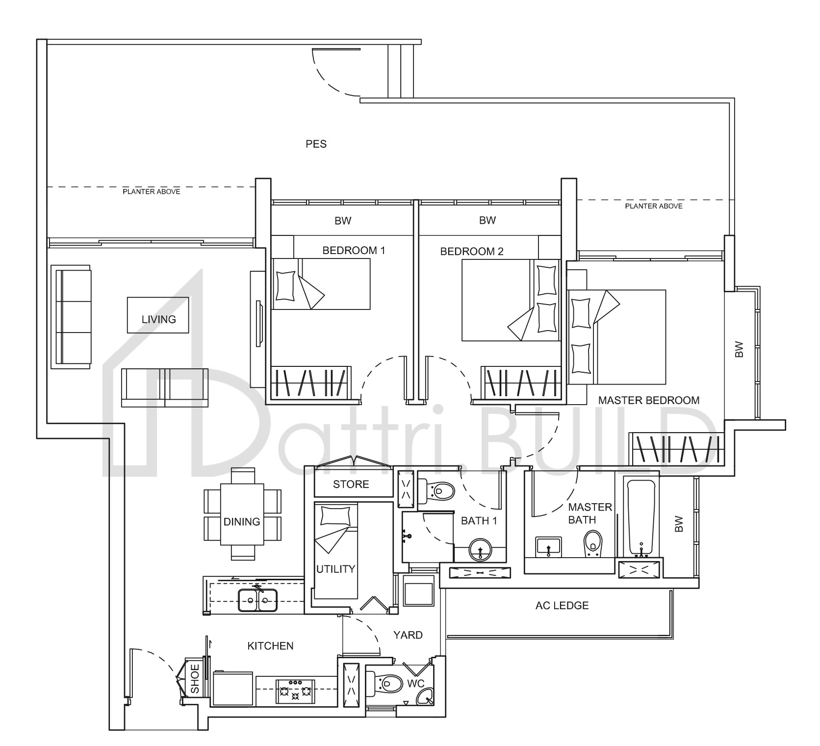 LIVIA C1ap floorplan (watermarked)