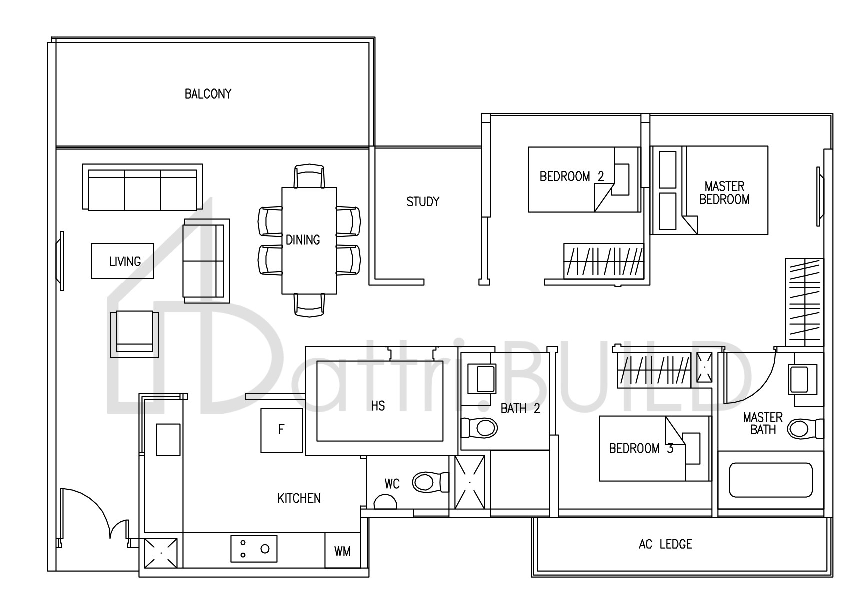 AUSTVILLE RESIDENCES C2 floorplan (watermarked)