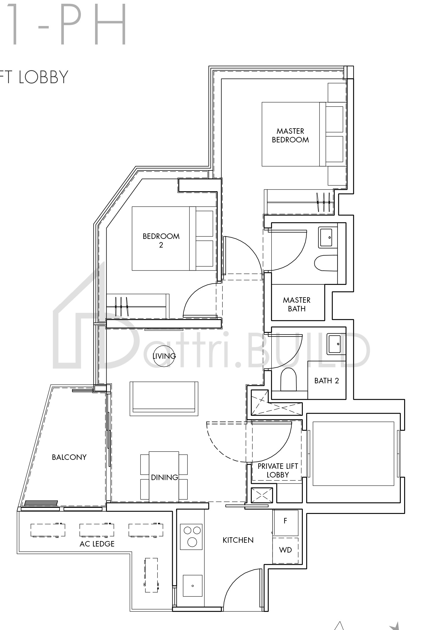 ONE DRAYCOTT B1-PH AND B2-PH floorplan (watermarked)