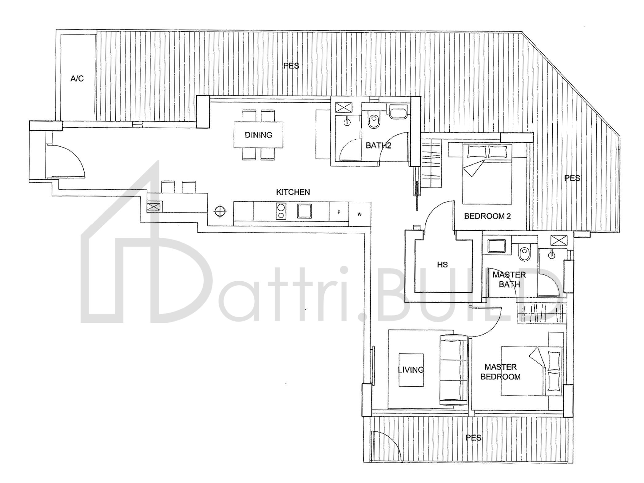 THE BOUTIQ B9P floorplan (watermarked)