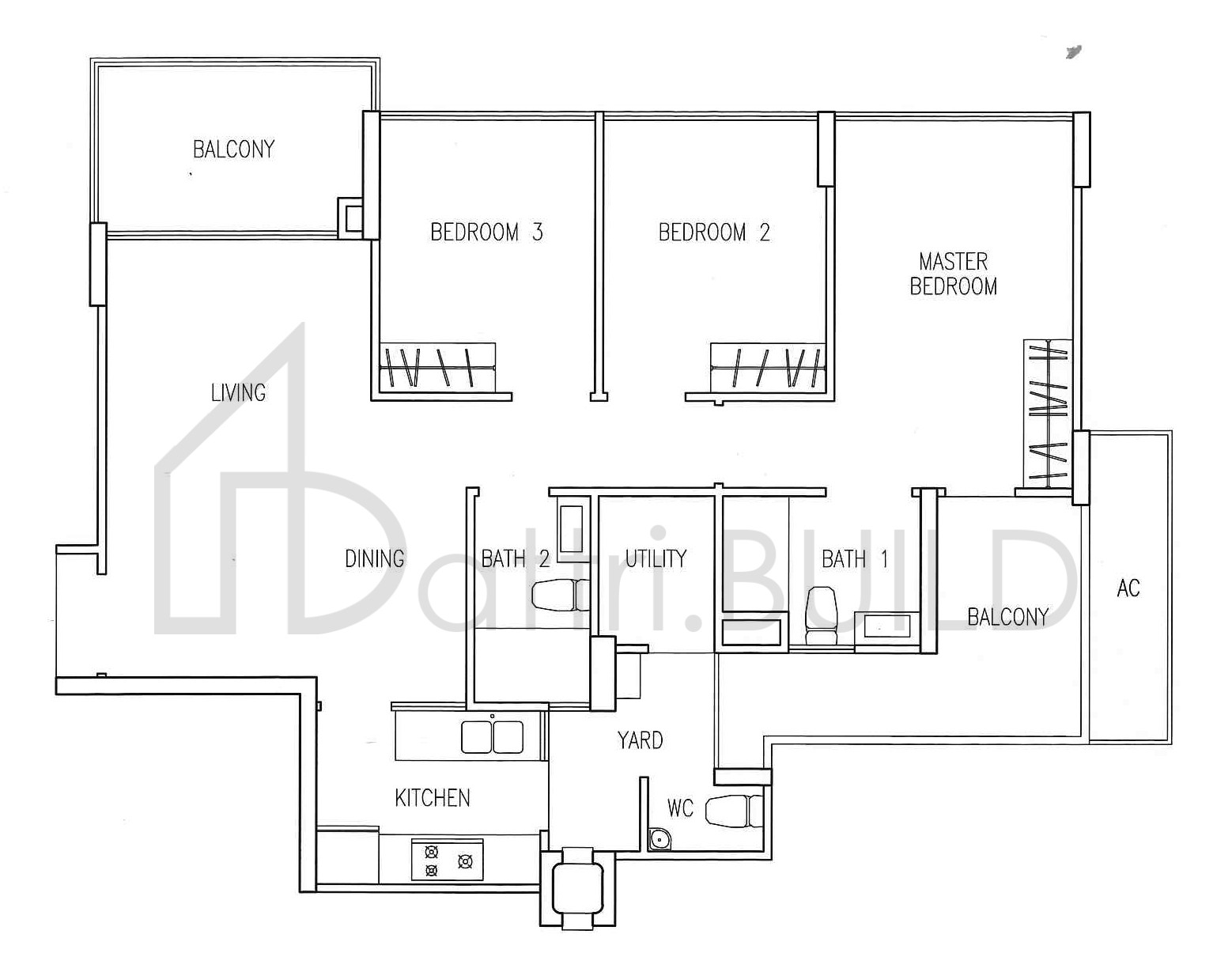 THE TAMPINES TRILLIANT B3 floorplan (watermarked)