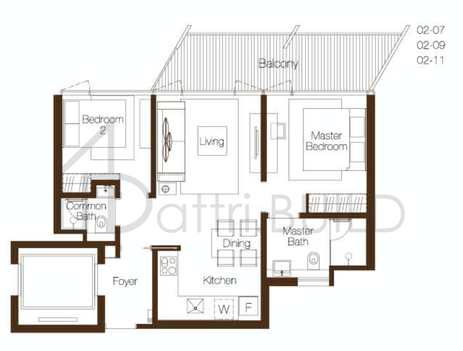 CLUNY PARK RESIDENCE B3 floorplan (watermarked)