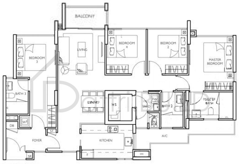 PRIVE E2-b1 floorplan (watermarked)