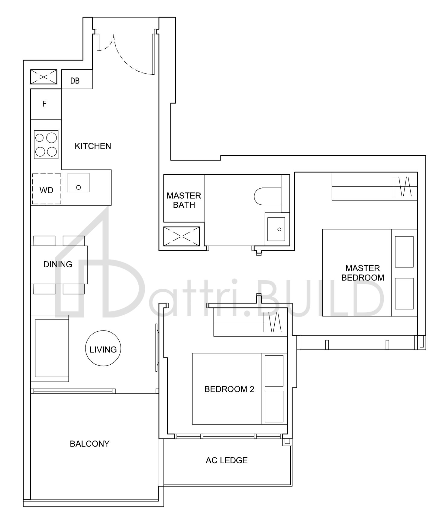 HYLL ON HOLLAND B2 floorplan (watermarked)