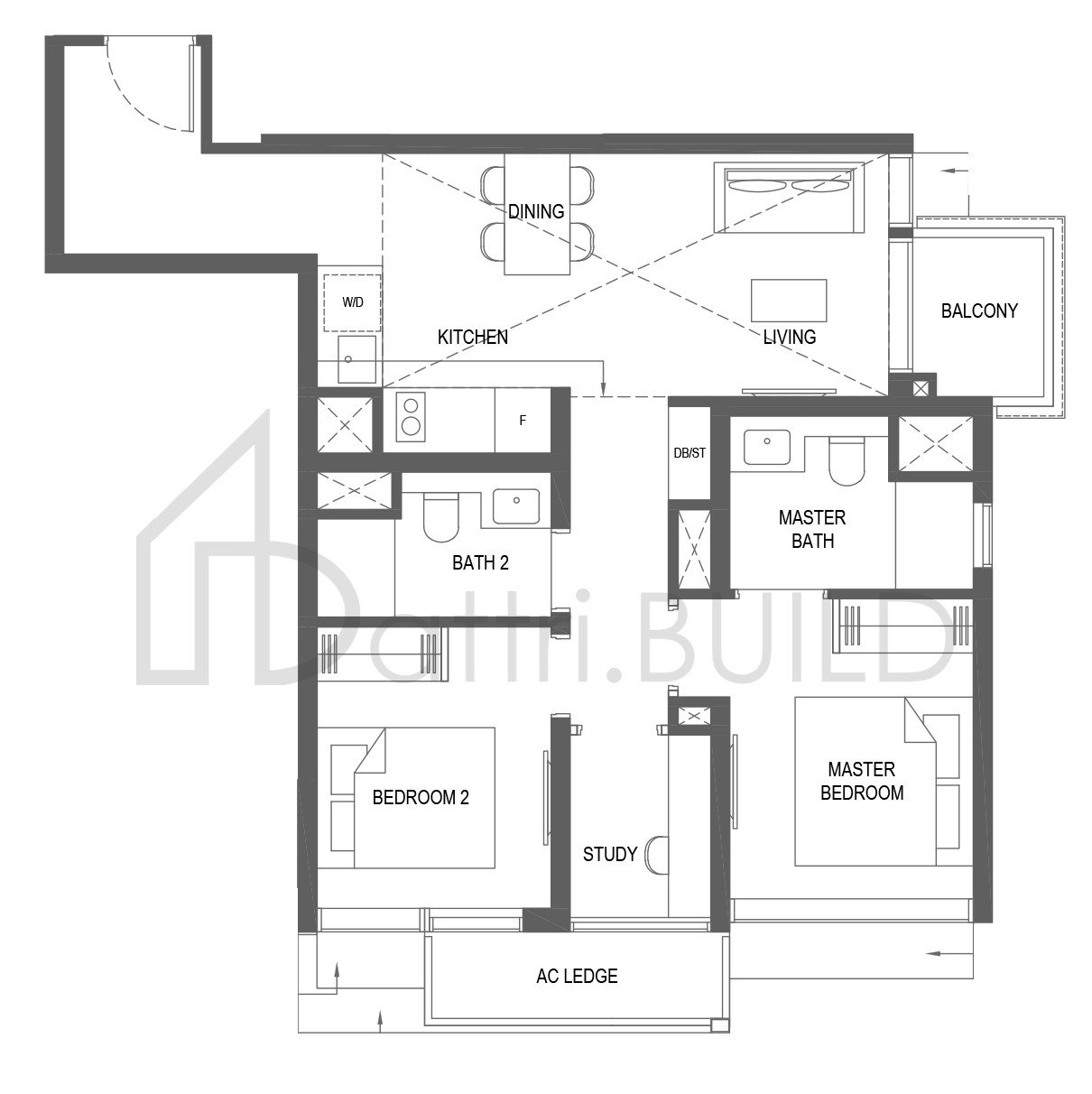 THE M BS6-R floorplan (watermarked)