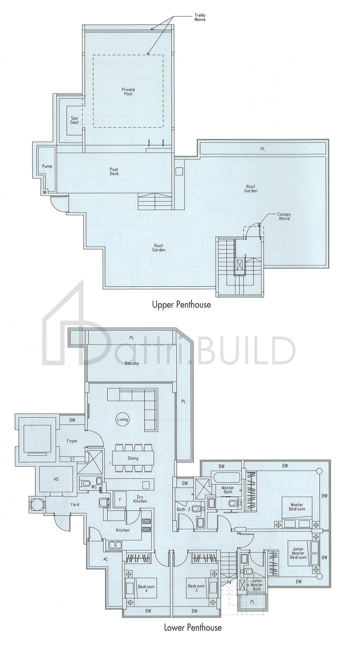 THE BEVERLY C4-P floorplan (watermarked)