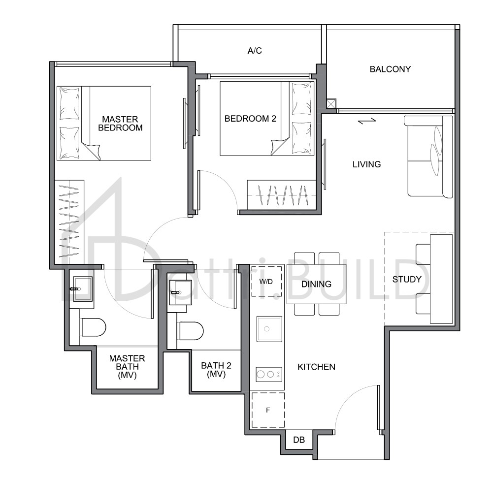 THE NAVIAN A2 floorplan (watermarked)