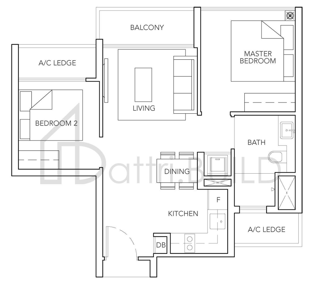 STURDEE RESIDENCES B1 floorplan (watermarked)