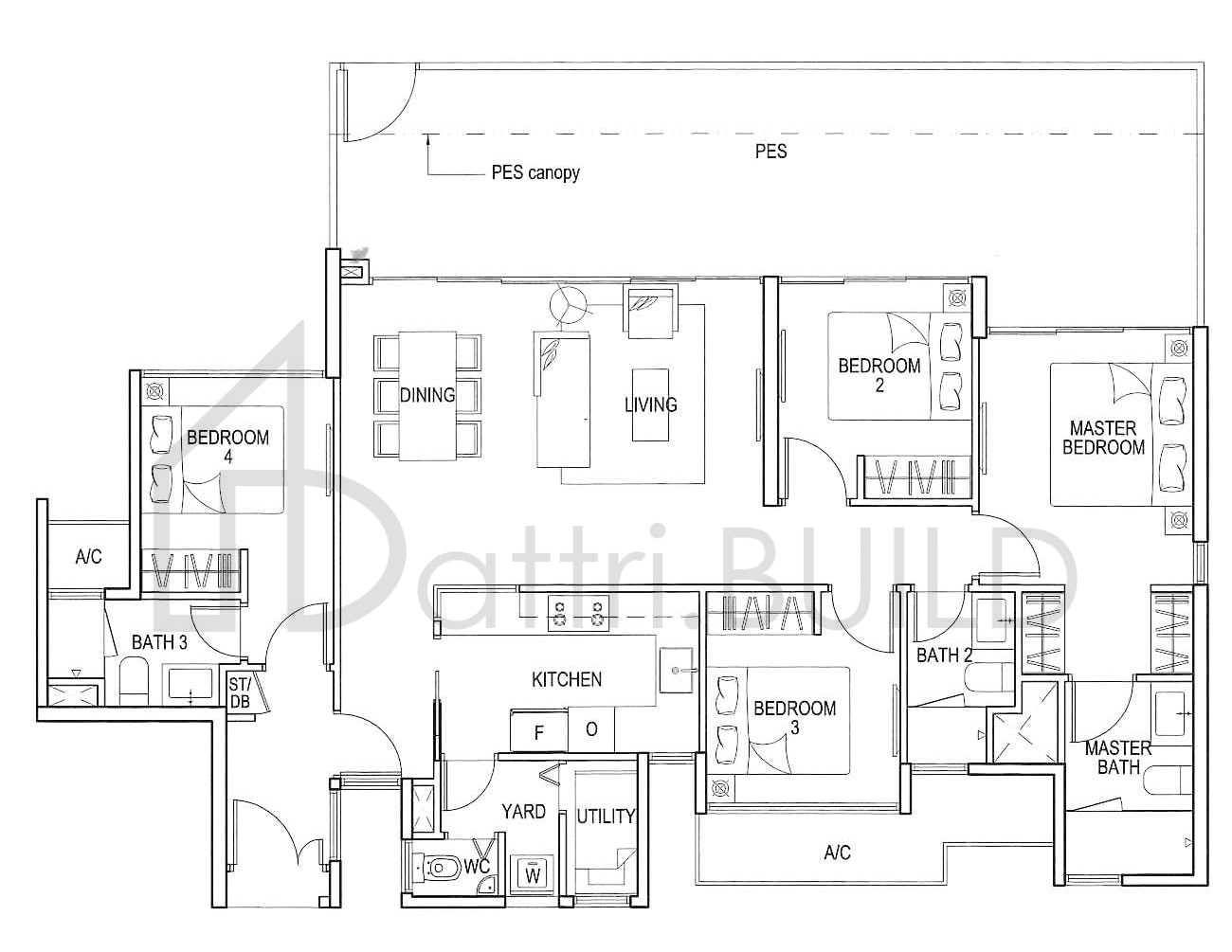 BLOSSOM RESIDENCES C3P1 floorplan (watermarked)