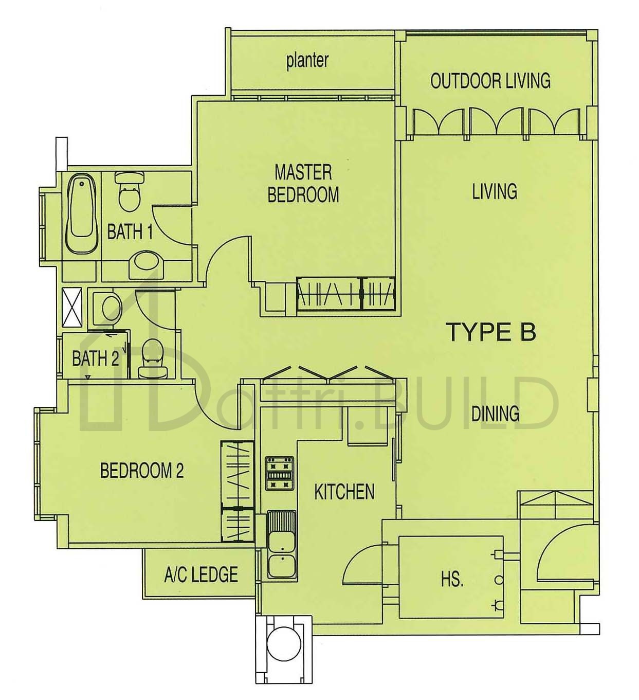 THE VINES B floorplan (watermarked)