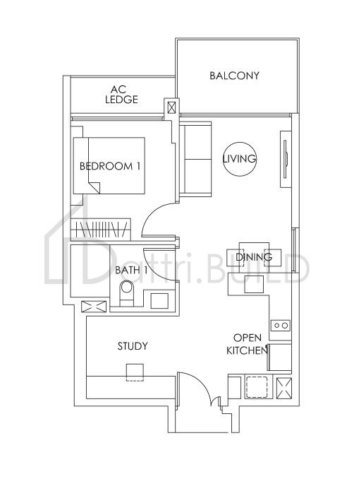 BEDOK RESIDENCES A5e (S) floorplan (watermarked)