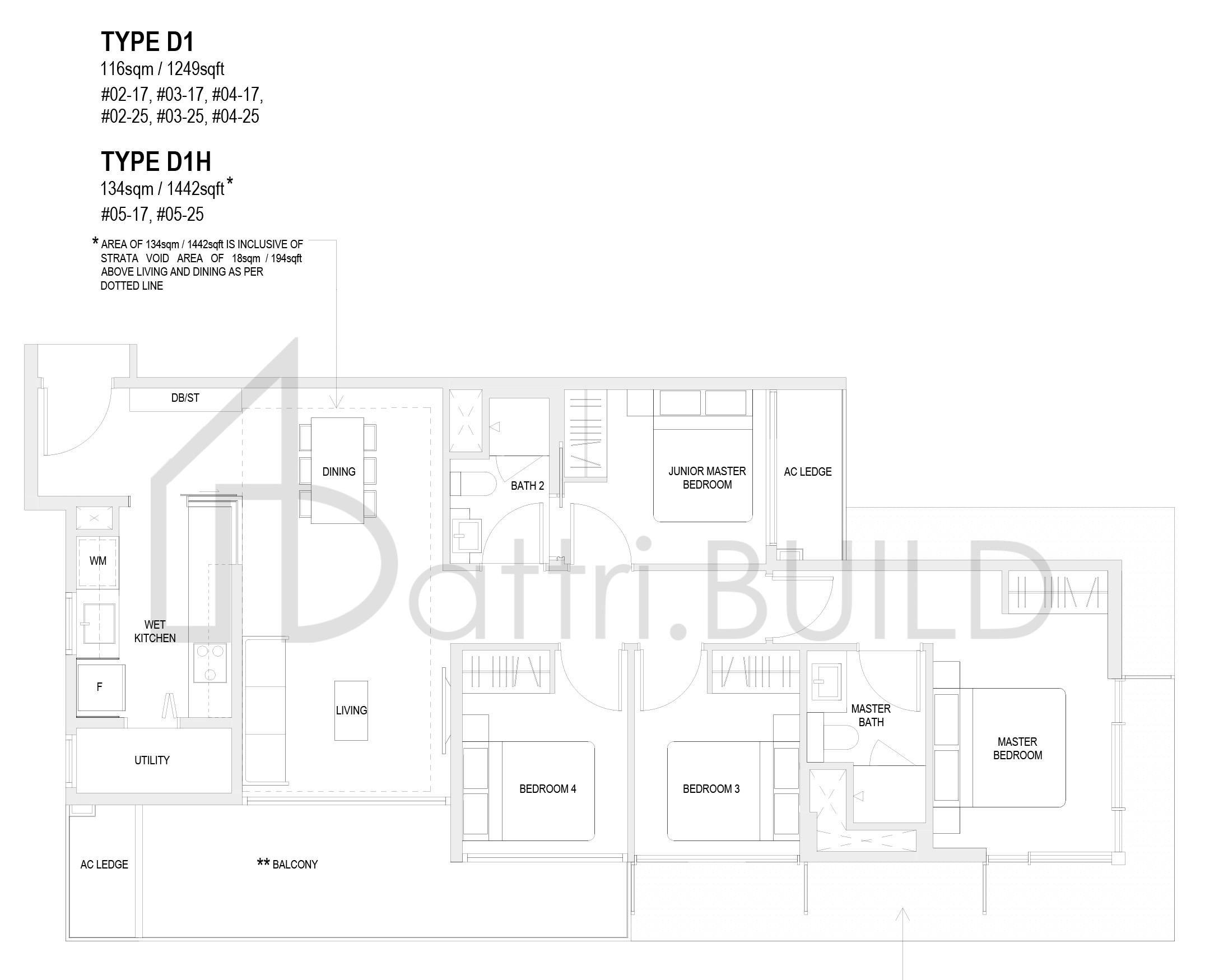 THE VERANDAH RESIDENCES D1 floorplan (watermarked)