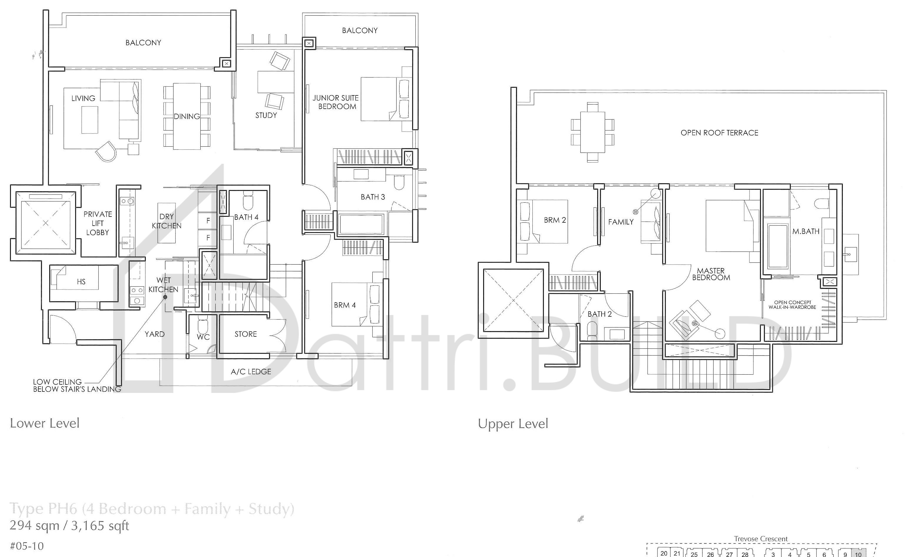 THE GLYNDEBOURNE PH6 floorplan (watermarked)