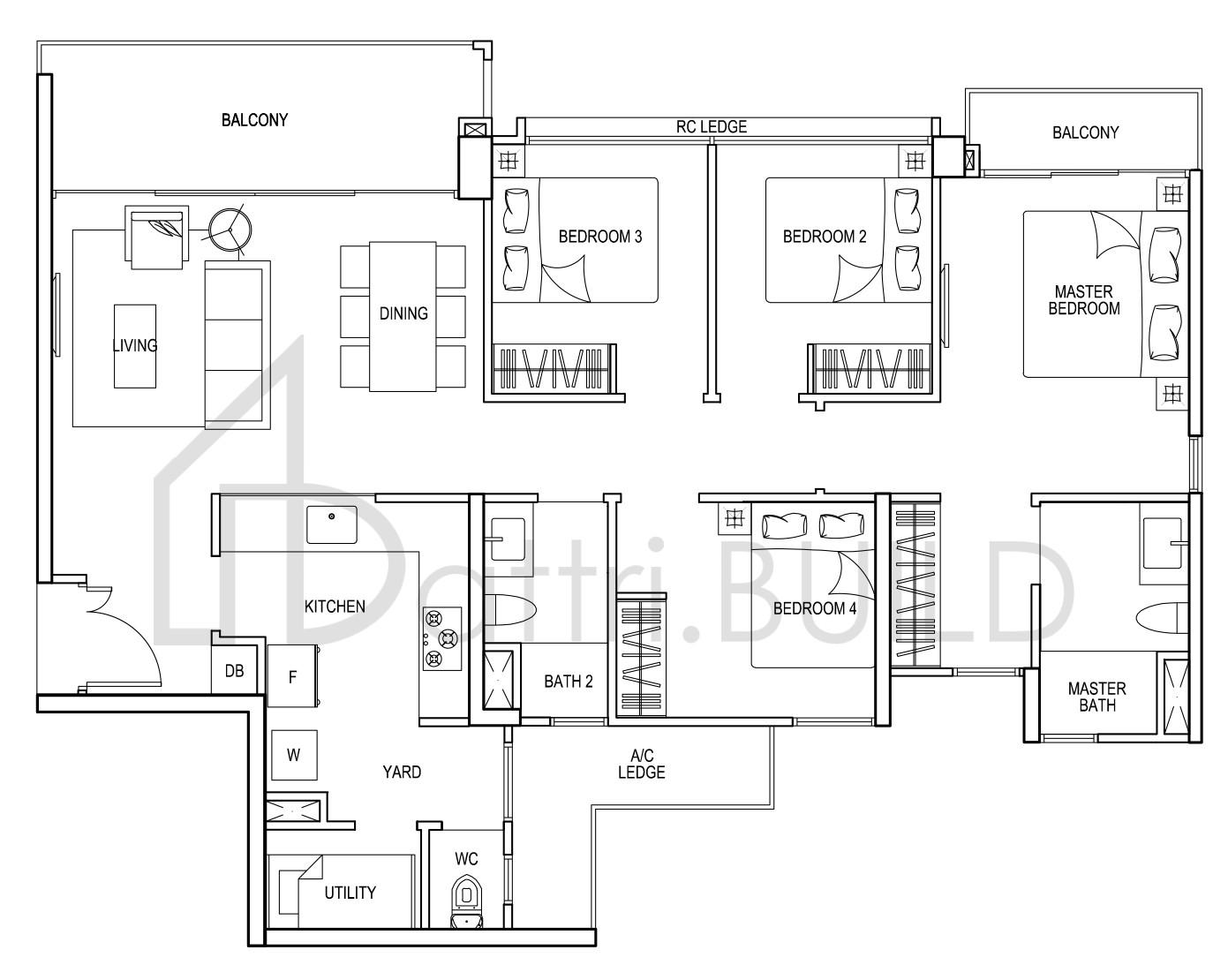 BELLEWATERS D3A floorplan (watermarked)