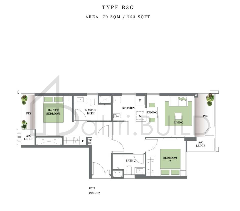 BOTANIQUE AT BARTLEY B3G floorplan (watermarked)