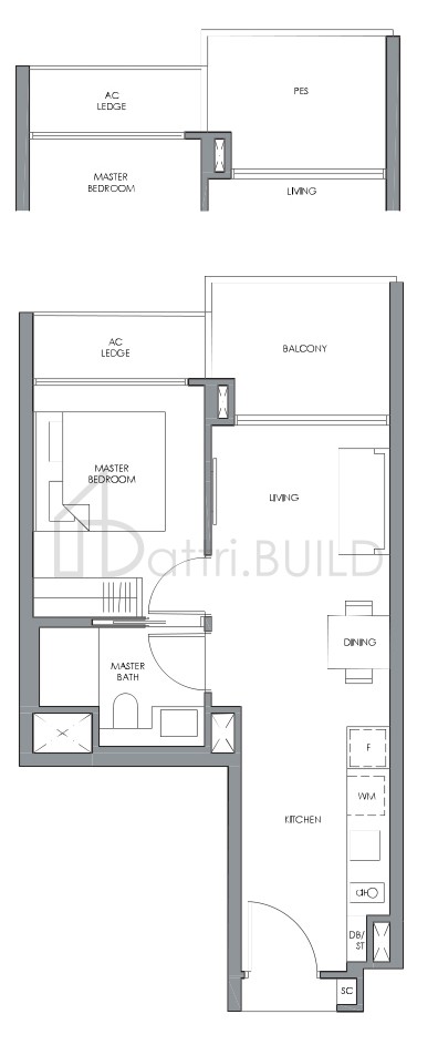 FOURTH AVENUE RESIDENCES A1cp floorplan (watermarked)
