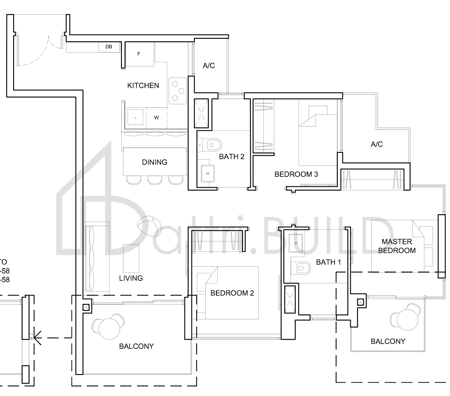HIGH PARK RESIDENCES 3C3-c floorplan (watermarked)