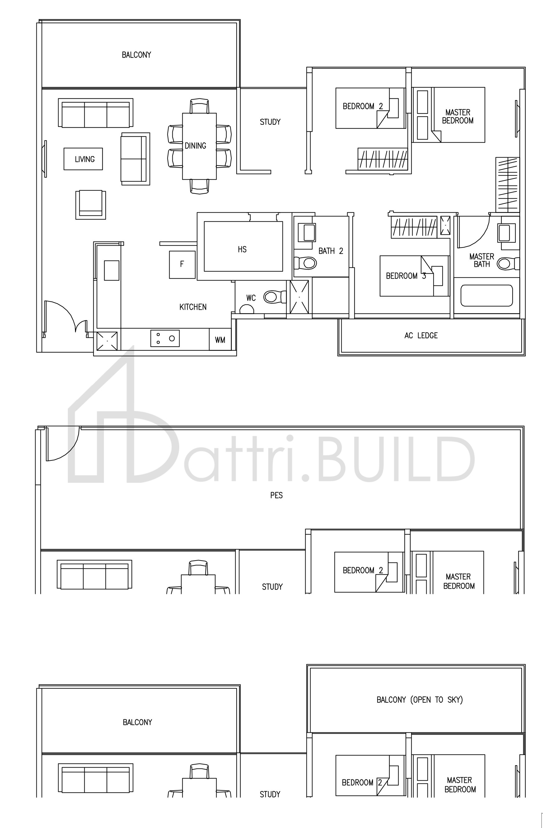 AUSTVILLE RESIDENCES C2B floorplan (watermarked)