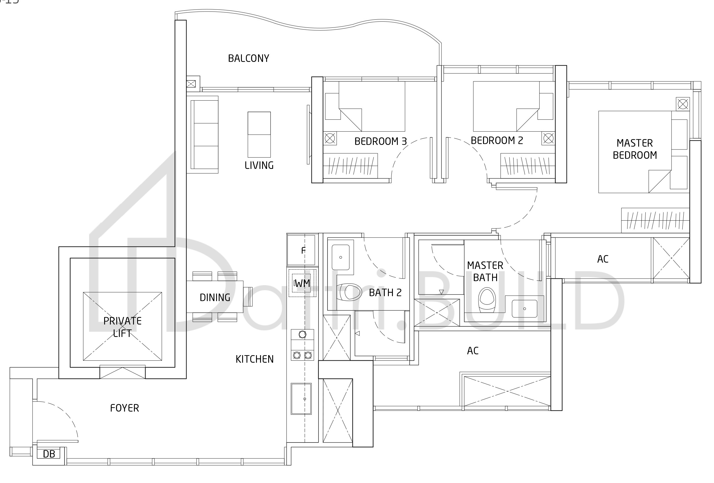 QUEENS PEAK C1 floorplan (watermarked)