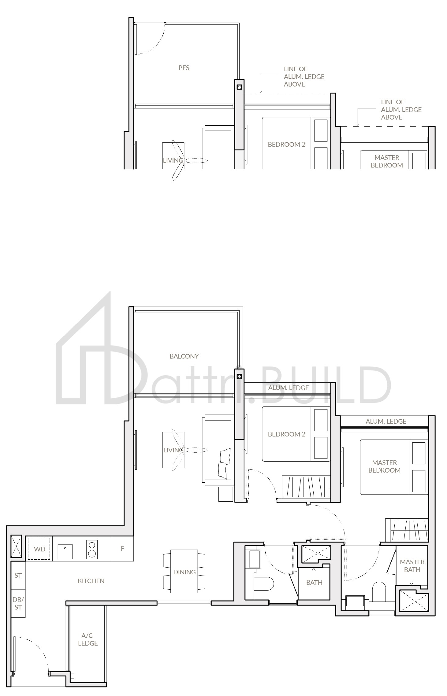 THE WOODLEIGH RESIDENCES B4 floorplan (watermarked)