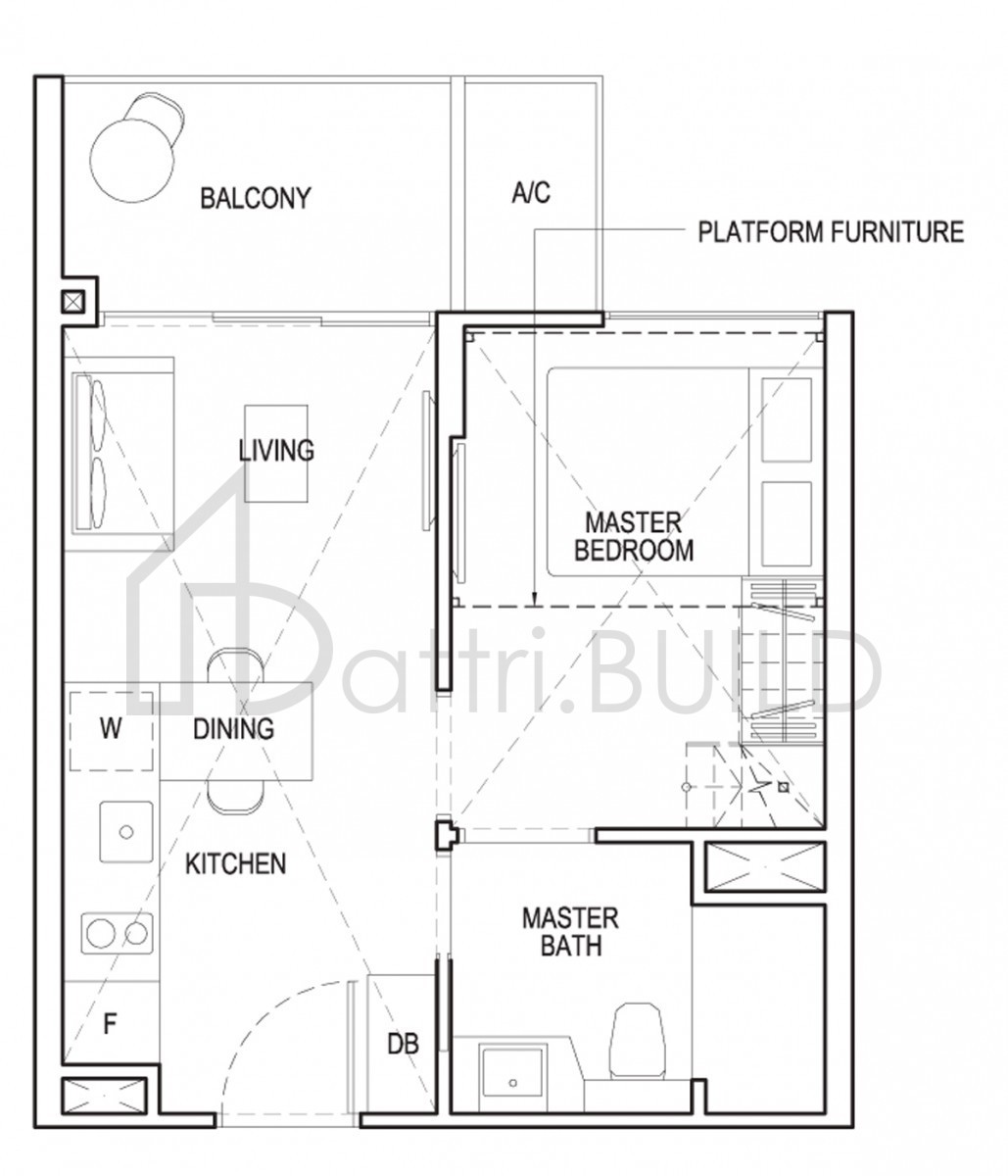 GRANDEUR PARK RESIDENCES 1b1-ph floorplan (watermarked)