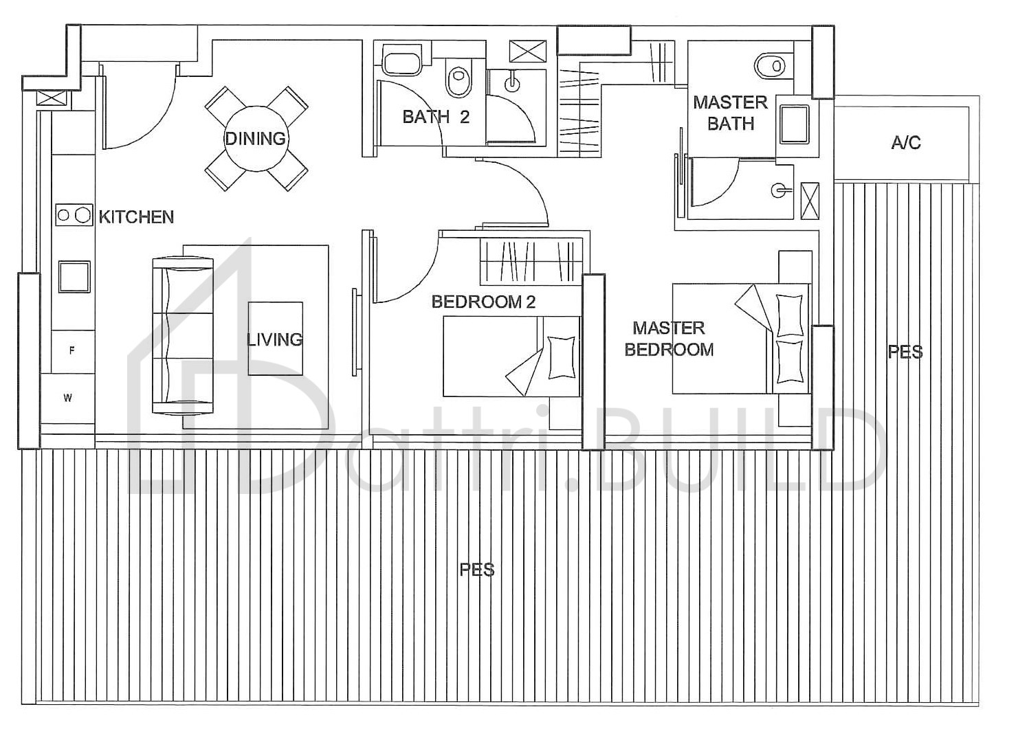 THE BOUTIQ B3P floorplan (watermarked)